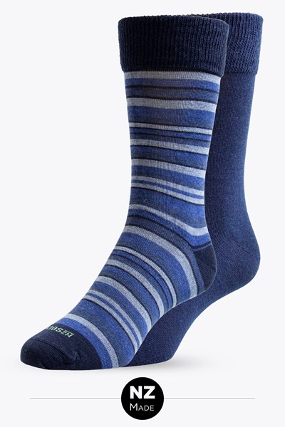 Merino Distinctive Stripe 2 Pack